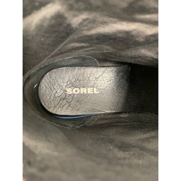 Sorel Womens Blake Heeled Lace-Up Winter Boots Size 7 EUC 8489 nonslip Booties - Picture 9 of 13